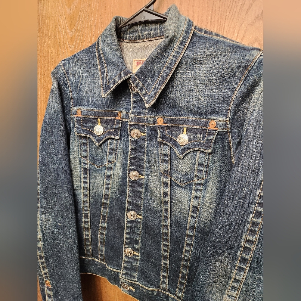 True Religion Blue Jean Jacket - Picture 2 of 7